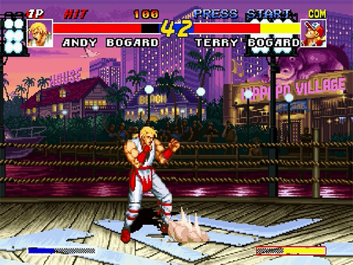 Real Bout Fatal Fury screenshot 3 for Sega Saturn